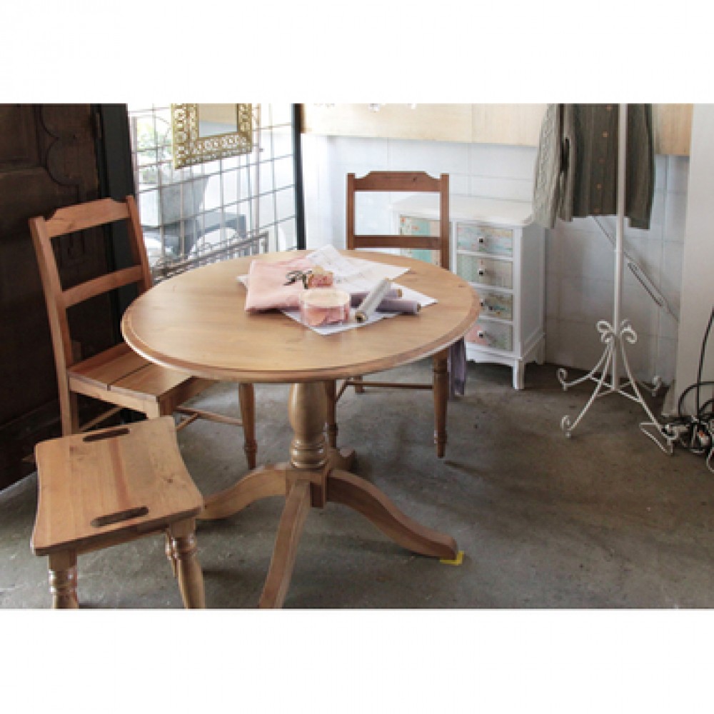 ZA-1101437　円形ダイニングテーブル［φ９０］［ナチュラル］