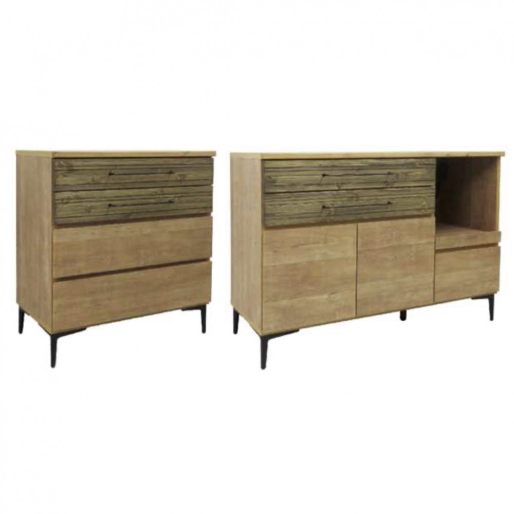 S3-1111563　チェスト/カウンターボード［８０/１２０］［ダークブラウン］